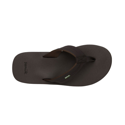 Sanuk Ziggy Sandal - Dark Brown