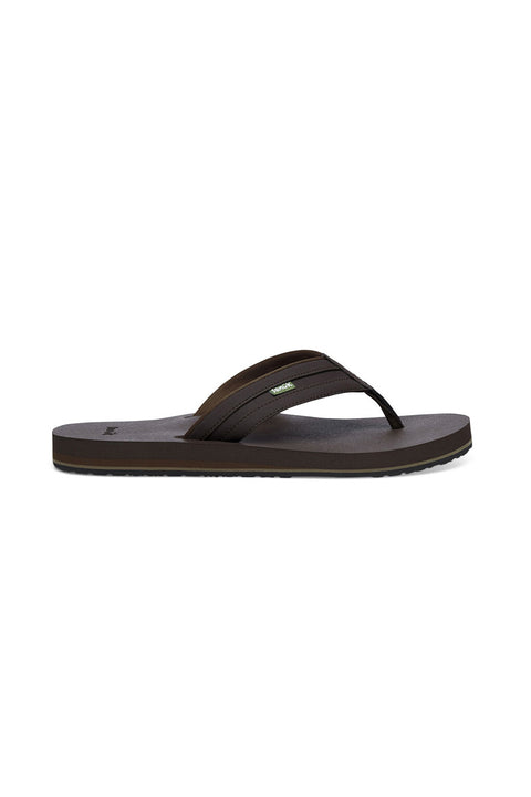 Sanuk Ziggy Water Friendly Sandal - Dark Brown - Outer Side