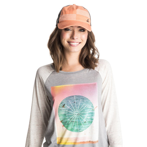 Roxy Seafoam Baseball Hat - Dark Midnight
