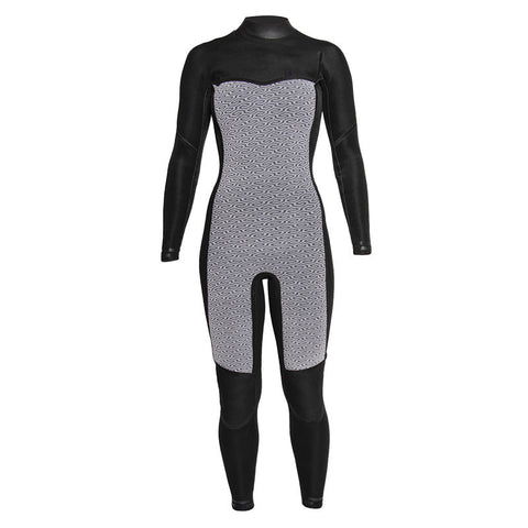 SisstrEvolution 7 Seas 3/2 Chest Zip Wetsuit - Black