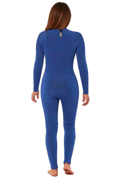 SisstrEvolution 7 Seas 5/4 Chest Zip Wetsuit - Bright Blue