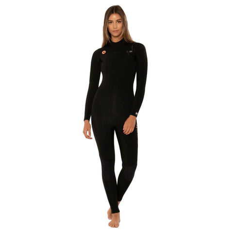 SisstrEvolution 7 Seas 5/4 Chest Zip Wetsuit - Black