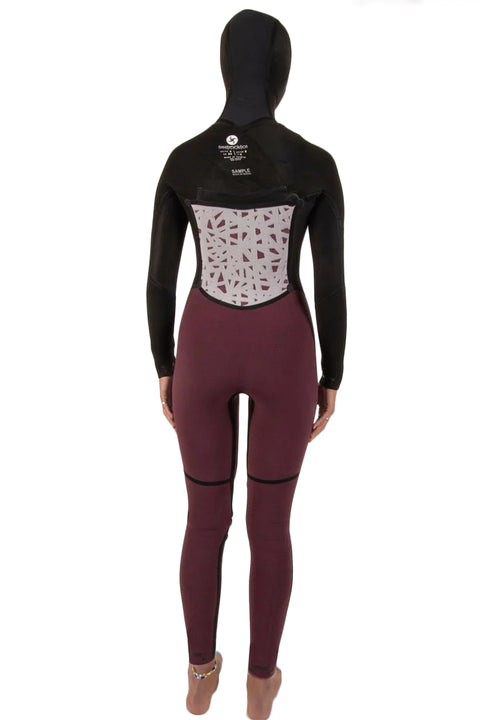 SisstrEvolution 7 Seas 6/5 Hooded Chest Zip Wetsuit - Solid Black