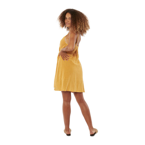 SisstrEvolution Barnes Woven Tank Dress - Sunny