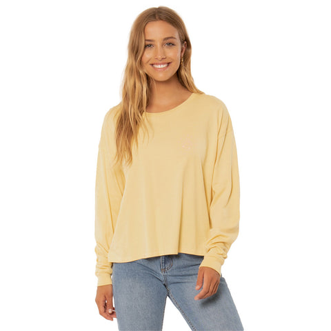 SisstrEvolution Board Stack L/S Knit Tee - Gold