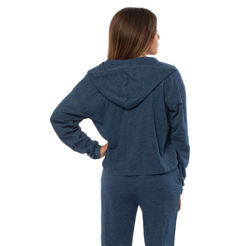 SisstrEvolution Fun Love L/S Knit Fleece Top - Dark Indigo