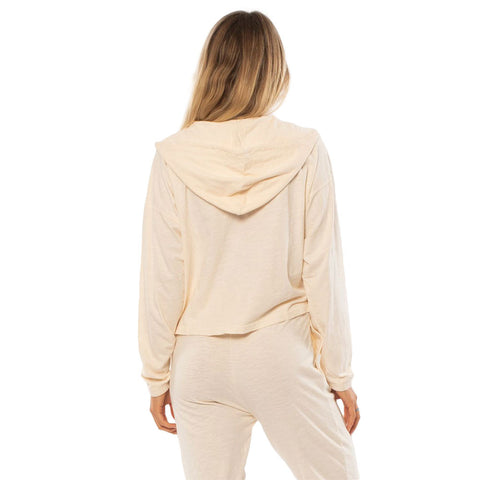 SisstrEvolution Fun Love L/S Knit Fleece Top - Sea Salt