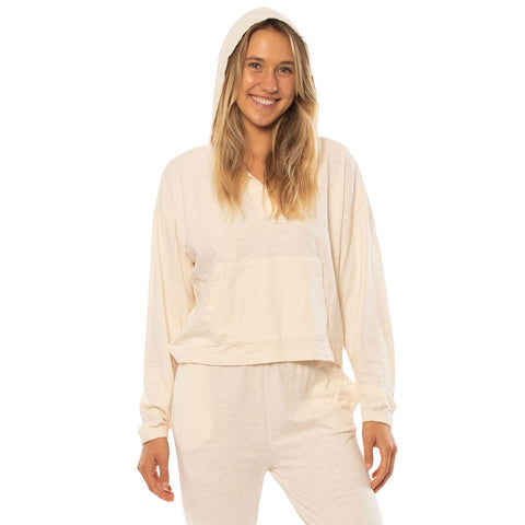 SisstrEvolution Fun Love L/S Knit Fleece Top - Sea Salt