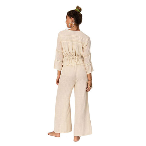 SisstrEvolution I'm Breezy Pant - Vintage White