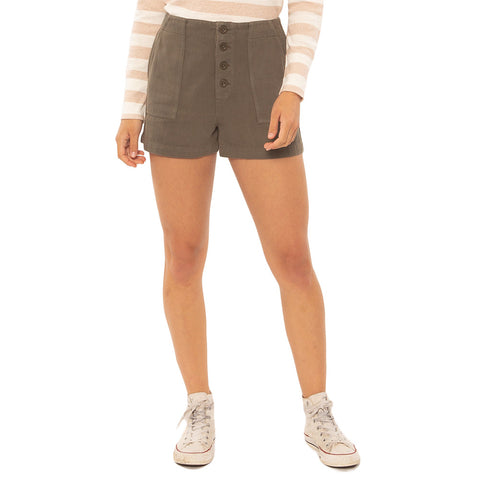 SisstrEvolution Jane Woven Short - Olive