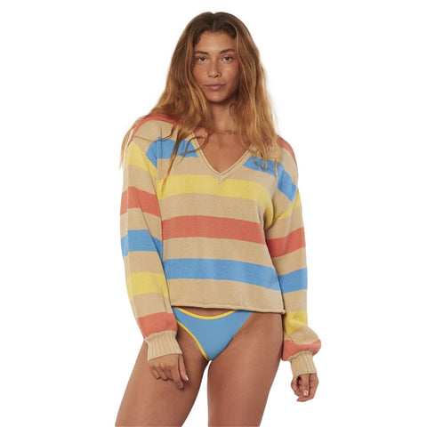SisstrEvolution Laraye L/S Knit Sweater - Guava