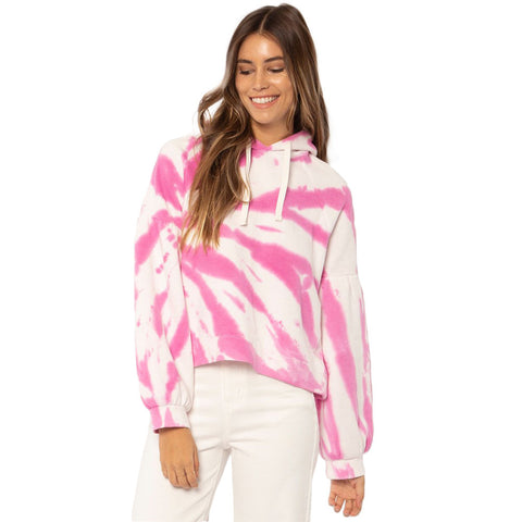 SisstrEvolution Pipeline L/S Knit Hooded Fleece - Pitaya