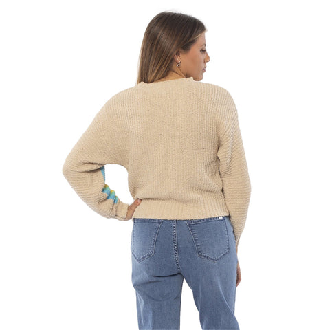 SisstrEvolution Ricci L/S Knit Sweater - Sea Salt