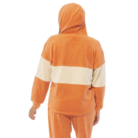 SisstrEvolution Roller Stripe L/S Fleece - Rust