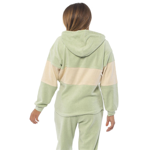 SisstrEvolution Roller Stripe L/S Fleece - Sea Foam