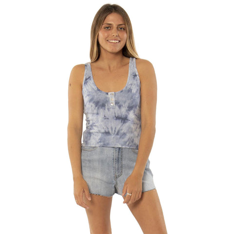 SisstrEvolution Seven Mile Knit Tank - Maui Blue