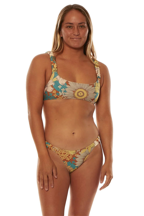 SisstrEvolution Sunny Sisal Bralette Bikini Top - Acorn
