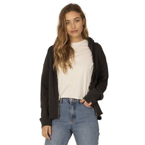 SisstrEvolution Zippin Along Knit Hoodie - Black