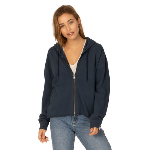 SisstrEvolution Zippin Along Knit Hoodie - Midnight