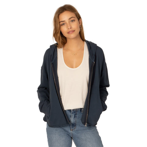SisstrEvolution Zippin Along Knit Hoodie - Midnight