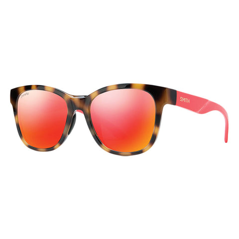 Smith Caper Sunglasses - Havana Rise / Sun Red Mirror