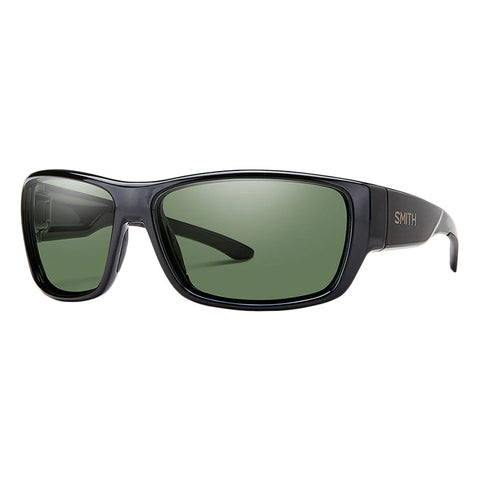 Smith Forge Sunglasses - Black / Polarized Gray Green