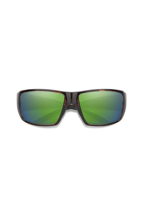 Smith Guide's Choice Sunglasses - Tortoise / ChromaPop Polarized Green Mirror-Front