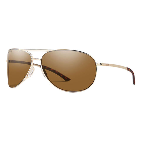 Smith Serpico 2 Sunglasses - Gold / Polarized Brown Old