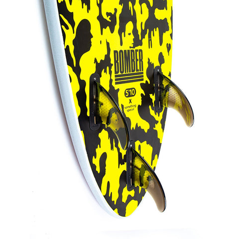 Softtech Bomber 6'4" Surfboard - Grey / Acid