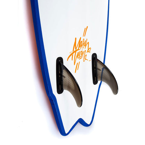 Softtech Mason Twin 5'2" Surfboard - Neon Red / White