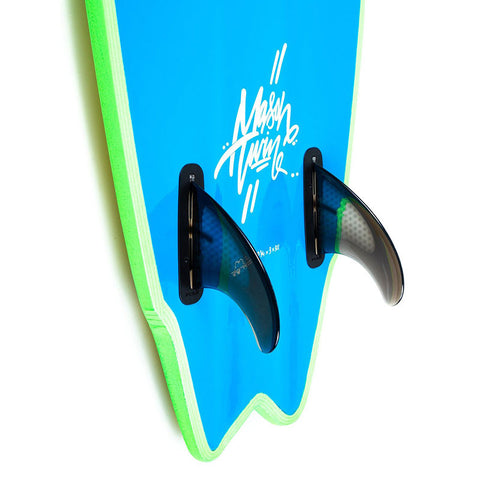 Softtech Mason Twin 5'2" Surfboard - Lime / Yellow