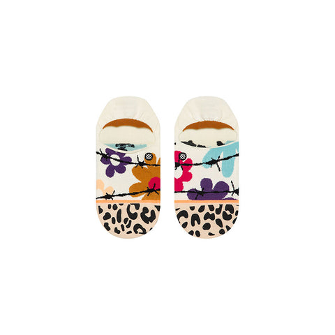 Stance Flower Power Invisible Socks - White