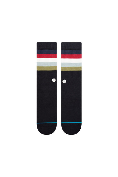 Stance Maliboo Crew Socks - Black Fade - Front