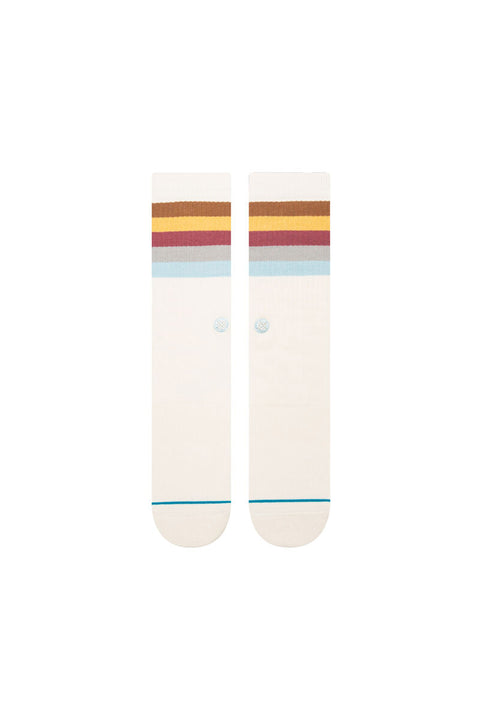 Stance Maliboo Crew Socks - Vintage White - Front