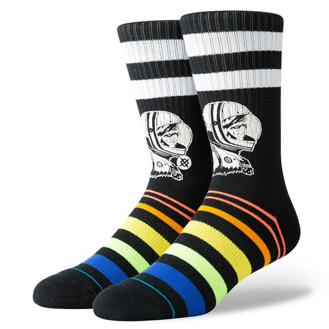 Stance Moon Man Sock - Black