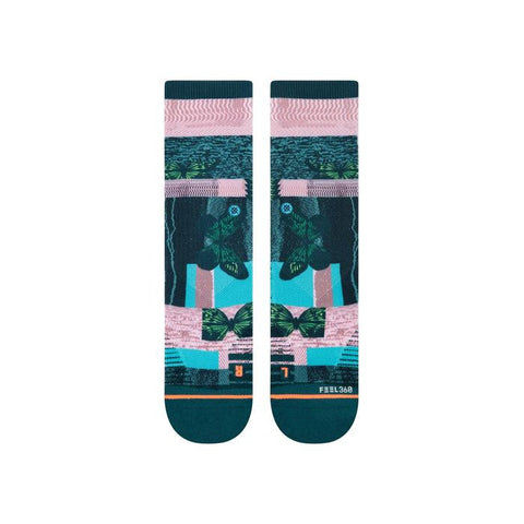 Stance Painted Lady Crew Sock - Green
