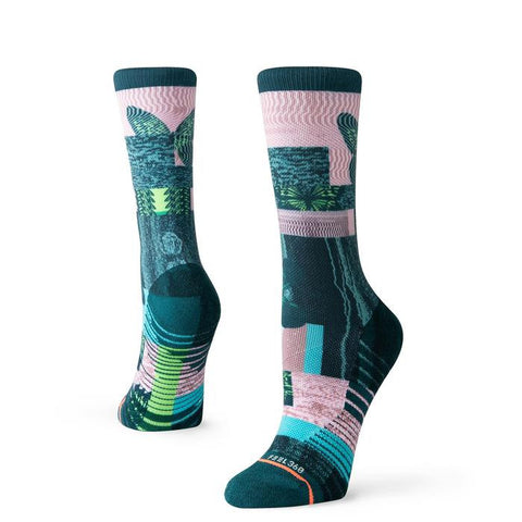 Stance Painted Lady Crew Sock - Green