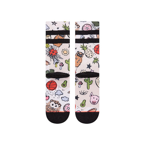 Stance Thoughts Sock - Cream