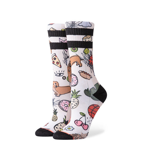 Stance Thoughts Sock - Cream