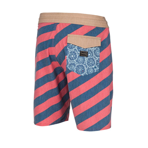 Volcom Stripey Slinger Boardshorts - Dust Red