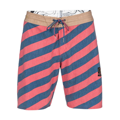 Volcom Stripey Slinger Boardshorts - Dust Red