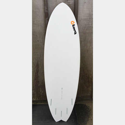 Torq 5'11" Mod Fish Surfboard - White