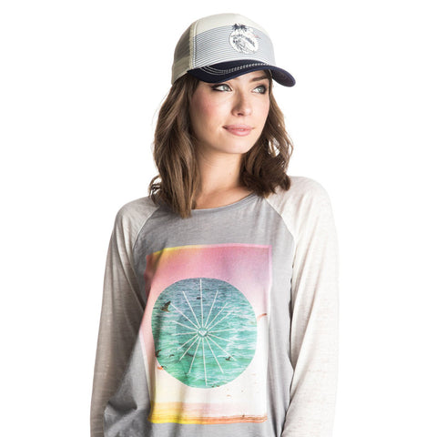 Roxy Truckin Trucker Hat - Sand Piper