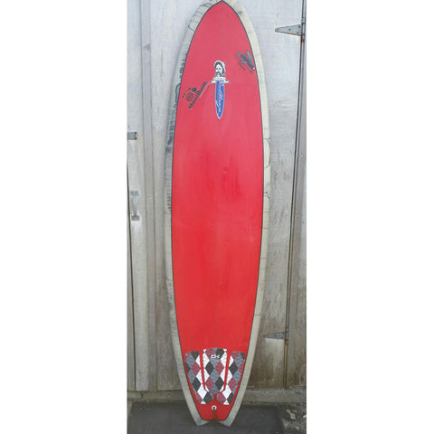 Used Mid Length Fish 7'5" Surfboard
