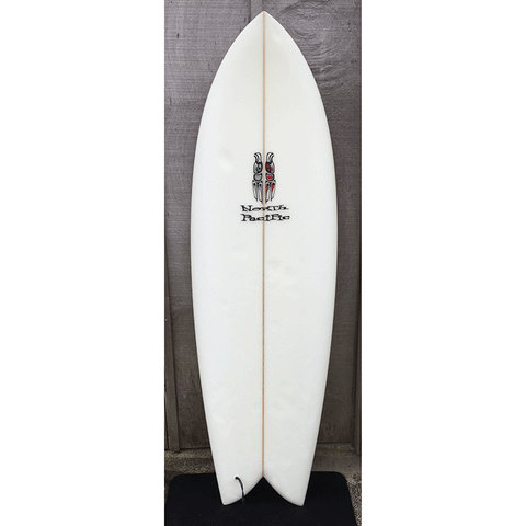 Used North Pacific 6'0" Quad Fish Surfboard