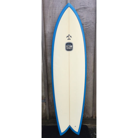 Used Robert August Retro Series 6'4" Fish Surfboard