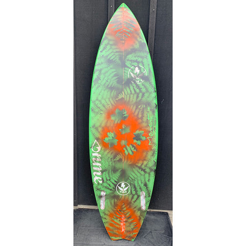 Used NME 5'10" Shortboard Surfboard - Green
