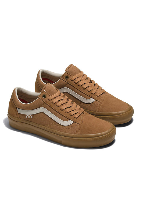 Vans Skate Old Skool Shoe - Light Brown / Gum - Two