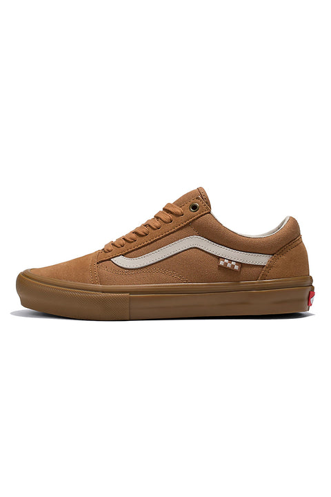 Vans Skate Old Skool Shoe - Light Brown / Gum