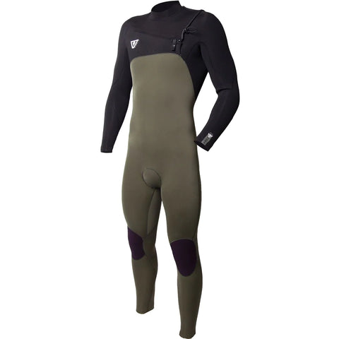 Vissla 7 Seas Comp 3/2 Chest Zip Wetsuit - Army